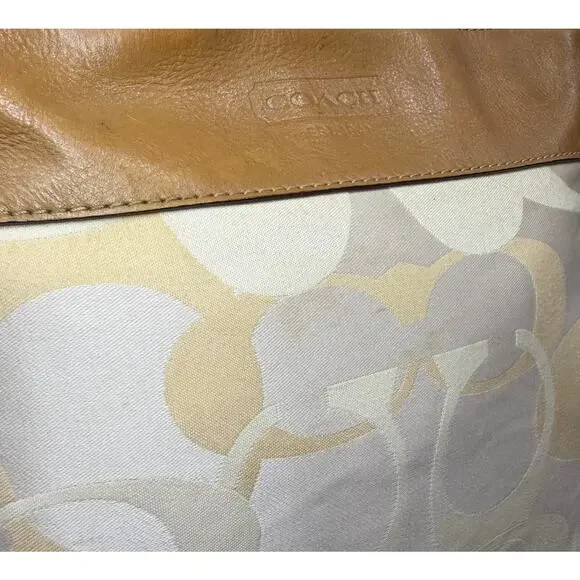 Y2K Coach F14711 Zoe Signature Optic Convertible Hobo Bag & Wristlet - Picture 12 of 16